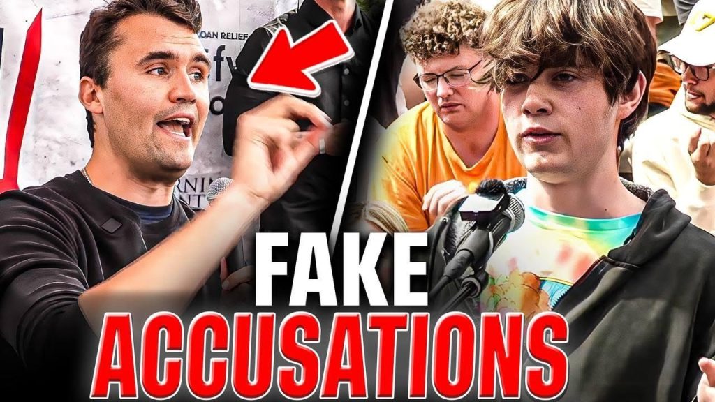 College Student Can’t Stop Bringing Up Fake News, Charlie Kirk Shuts It Down