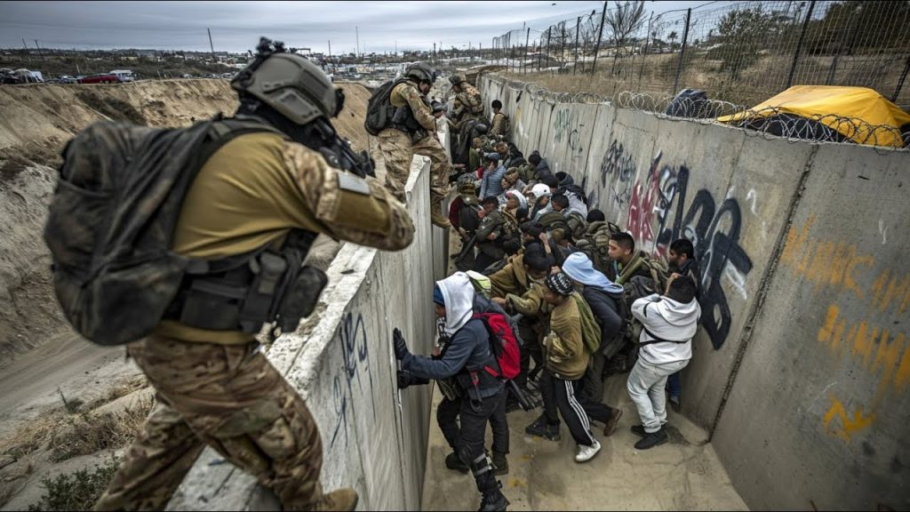 Border Turns Warzone… as Marines Clear ‘Migrant Fortress’