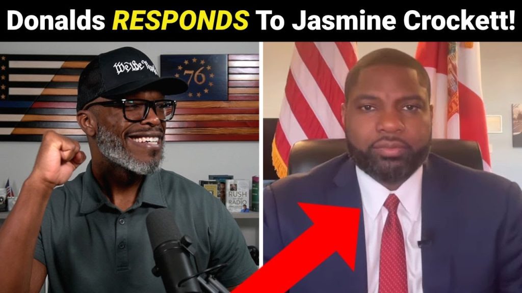 Byron Donalds RESPONDS To Jasmine Crockett’s RACIST Remarks!