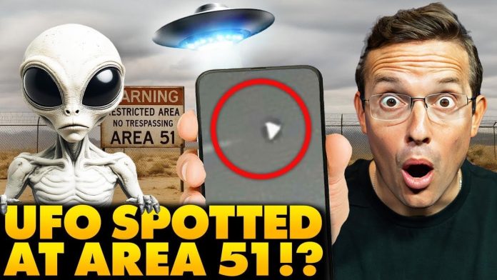Video of ‘Spacecraft’ Just Recorded in the Sky Above Area 51 Stuns Cameraman: ‘How Is This Real…?’