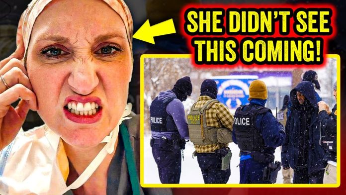Deranged Nurse Just THREATENED Federal ICE Agents, Then THIS HAPPENED …