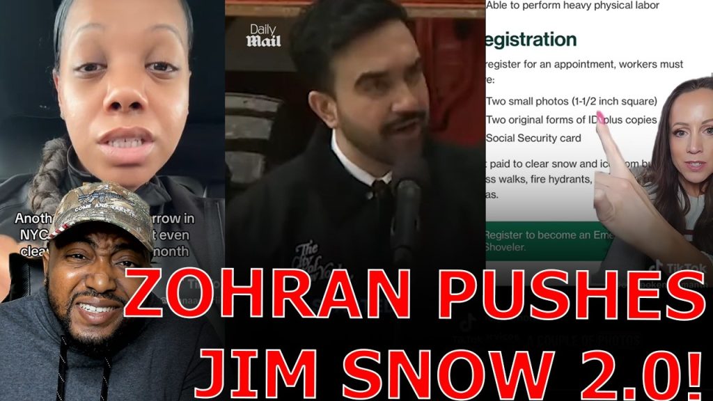 Zohran Mamdani FACES BACKLASH FOR REQUIRING ID While BEGGING For Snow Shovelers Ahead NYC Blizzard!