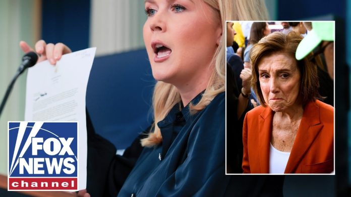 Leavitt on SHOCKING allegations against Pelosi