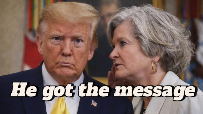 Susie Wiles SHOCKING Oval Office Warning to Trump