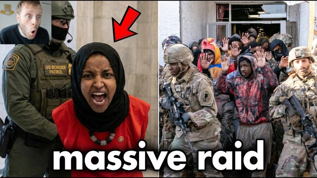Ilhan Omar Shouts “I’M INNOCENT”… as Trump RAIDS HER HEADQUARTERS