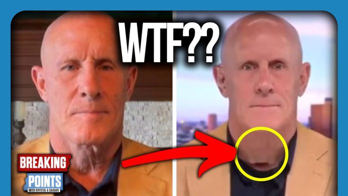 WTF: Fox Guest Wearing FULL MASK ON AIR???